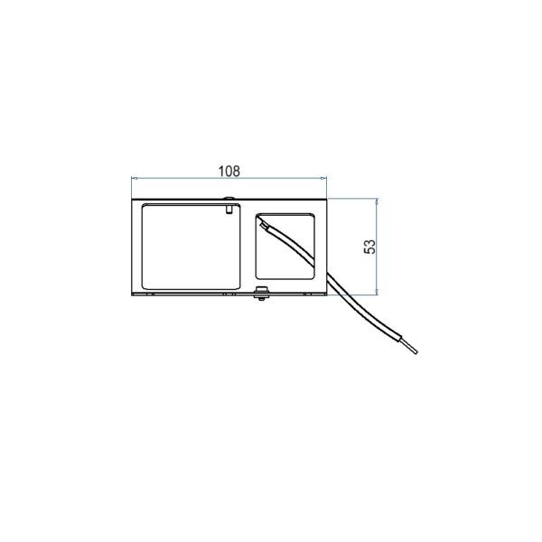 Produktbild UBD 133 135  -  Steckdoseneinsatz für 3 FLF, leer